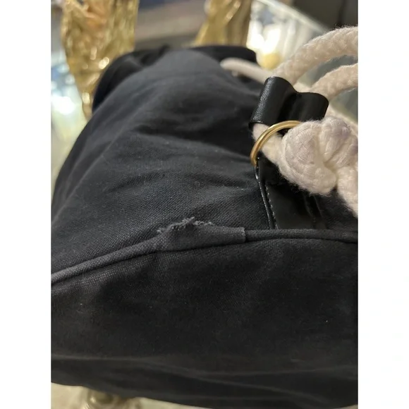 Chanel Canvas Drawstring Bucket Bag - Picture 7 of 15